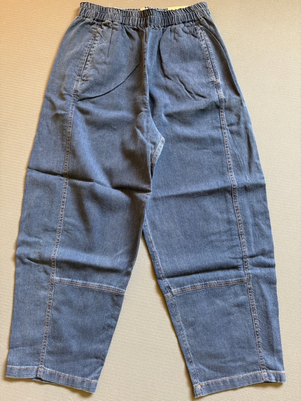 Max studio pique barrel leg pants - Picture 5 of 5